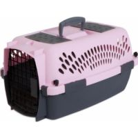 PETMATE PET PORTER FASHION UP TO 10LBS ~ LADY PINK & DARK GREY