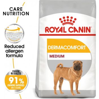  Royal Canine Dog Dry Food  Medium Dermacomfort 12kg 