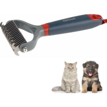  Dual Head Dematting Comb 17 Teeth for Dogs & Cats 