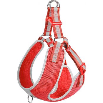  Fida Step-in Dog Harness – Reflective Red Small 48.3cm – 55.9cm 