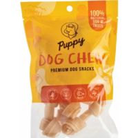 PUPPY DOGCHEW KNOTTED BONE 2" 8PCS - 110G