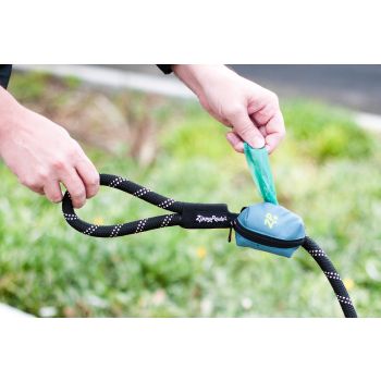  ZippyPaws Dog Poop Bag Holder Leash Attachment (Forest Green) 