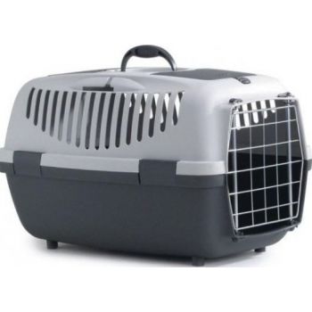  PAWSITIV MARCOPOLO 3 - CARRIER BOX FOR CAT & DOG - GREY 
