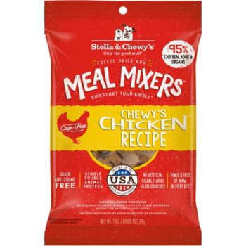  Dog Freeze Dried Raw Meal Mixers Chewy’s Cage-Free Chicken Recipe -1 Oz 