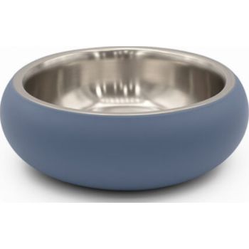  Mau Double Wall Bowl Belly with Non-Slip Base Light Blue 360ml 