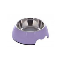 Nutrapet Melamine Round Bowl Purple M:17.5 * 6.5Cms 350/ml11.8oz