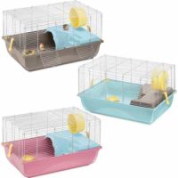 IMAC Criceti 60- Cage for Hamsters-Mixed Colors - 60.5X40.5X33CM