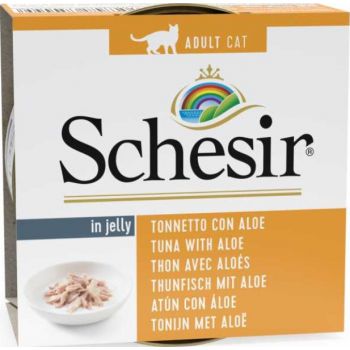  Schesir Cat Wet Food-Tuna With Aloe 85g 