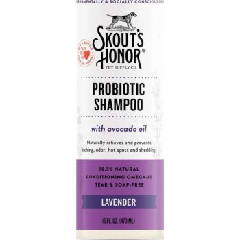  Skouts Honor Probiotic Shampoo Lavender Grooming 475ML 