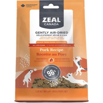 ZEAL AIR-DRIED DOG DRY FOOD Pork Recipe-2.2 lb 