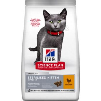  Hill’s Science Plan Sterilised Kitten Food With Chicken (3kg) 