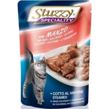 Stuzzy Speciality Cat Pouch Wet Food  Beef 100g (C2502) 
