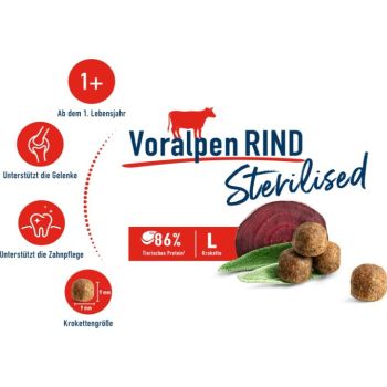  Happy Cat Sterilised Voralpen Rind 10kg 