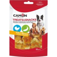 Camon Chicken & Banana Bits (80Gr)