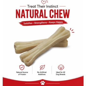  Petrix Press Bone Natural 8" - 6 Pcs 