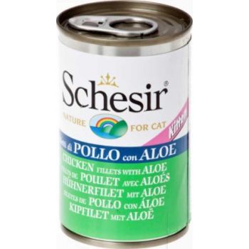  Schesir Kitten Can Wet Food Chicken Fillets With Aloe 140g (Min Order 140g 