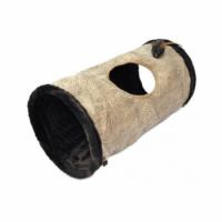Purr & Pounce Cat Tunnel Brown
