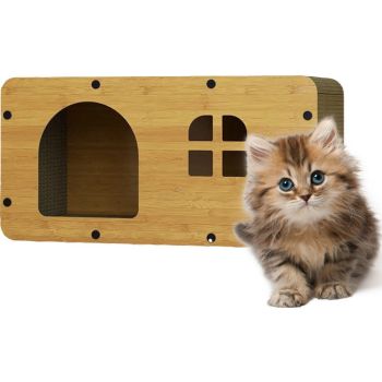  Saas Cat Scratching Board House Medium 48*24*24CM 