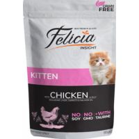 Felicia WET FOOD POUCHES for kittens with chicken in jelly 85gr