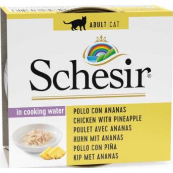  Schesir Cat Wet Food (Can)-Chicken With Pineapple 75g 