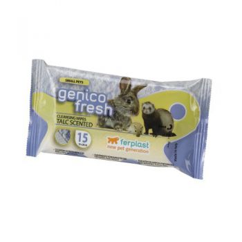 GENICO FRESH WIPES -RODENT TALC SCENTED  15x20cm, 15pc 