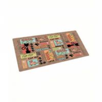 Dry Mate Cat Place Mat Cool Cat / Brown 12x20 in
