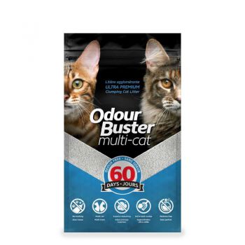  Odour Buster Multi Cat Clumping Litter 12kg 