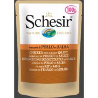 SCHESIR CAT POUCH CHICKEN SLICES/GRAVY 100GM (C580)