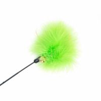 Pawsitiv Teaser Green Fur Ball w/ Bell