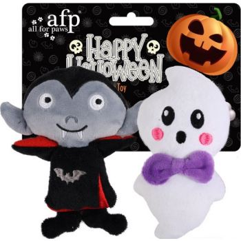  Halloween Dog Toys  Naughty or Trick 2 pack - Vampire & Ghost 