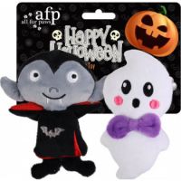 Halloween Dog Toys  Naughty or Trick 2 pack - Vampire & Ghost