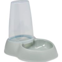 Moderna Sensiflo Water/Food Dispenser 2in1 28.4 x 19.8 x 24.9 cm-1.5L-Olive Green