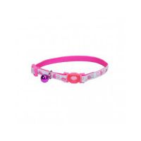 Coastal 3/8 Safe Cat  Glow in the Dark Adj.Collar Glowing Pink Queen