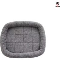 Saas Pet Velvet Open Bed Grey Large