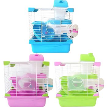  Hamster Castle Cage 23*17*30cm (blue) 