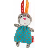 Cat Toys Rabbit Refillable Catnip with 3 catnip teabags in ziplock bag