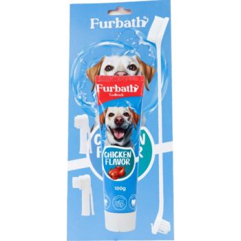  Furbath Toothpaste Chicken Flavour for Dogs - 100g 