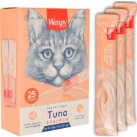 WANPY LICKABLE TREAT TUNA & SALMON FOR CAT 14g * 25 pcs