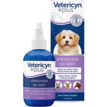  Vetericyn Plus® Antimicrobial Eye Wash – 3oz 
