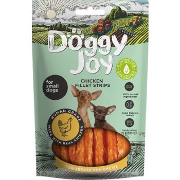 Doggy Joy Chicken Fillet Strips Dog Treats 55g 