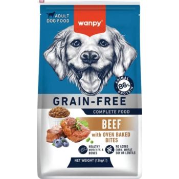  Wanpy Grain Free Complete Food for Adult Dog – Beef Recipe 12kg 