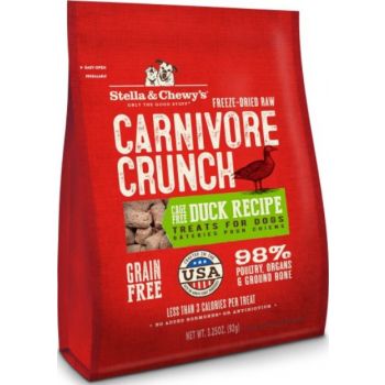  Dog FD Carnivore Crunch – Duck – 3.25 Oz 