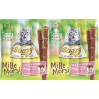 Stuzzy Cat Treats Sticks Millemorsi With Ham 10x5g