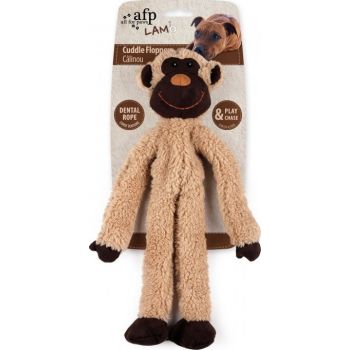  Lambswool Cuddle  Dog Toys Ropey Flopper Monkey 