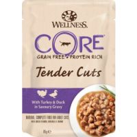 Wellness CORE Tender Cuts with Turkey and Duck 8 conf. 85g Grain Free and Cereals