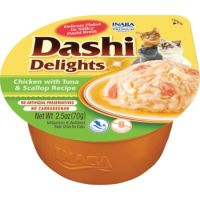 INABA Dashi Delights Chicken with Tuna & Scallop Recipe 70G