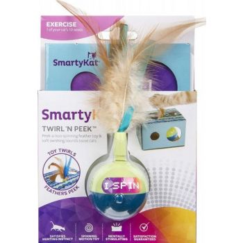  SmartyKat® Twirl & Peek™ Electronic Motion Cat Toys 