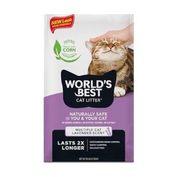  World's Best  Cat Litter Scented Multiple Cat Clumping 7.0 Lbs 