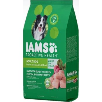  IAMS Proactive Health  Adult Dog Dry Dog Food -  CHICKEN/1.5KG 