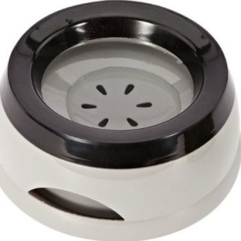  Pado Classic Round Anti Spill Pet Bowl 15.3×18.9×8cm-Grey 